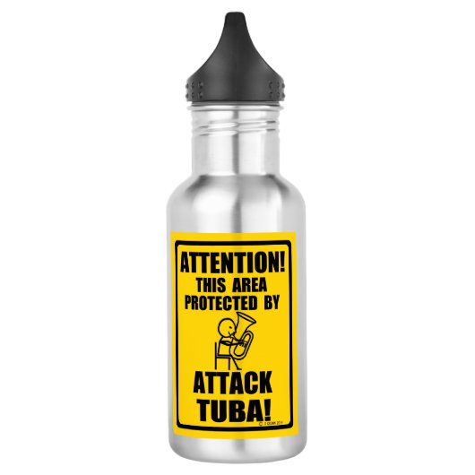 Attack Tuba Edelstahlflasche (Links)