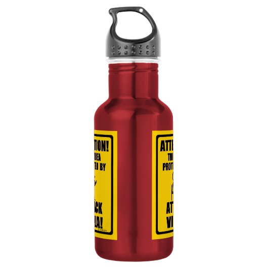 Attack Viola Edelstahlflasche (Rückseite)