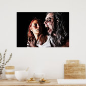 'Attacked' by Andrew Gettler Poster (Küche)