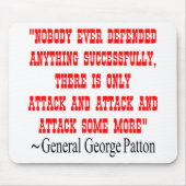 Attacken Angriff General George Patton Mousepad (Vorne)