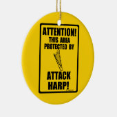 Attacken Harp Keramikornament (Rechts)