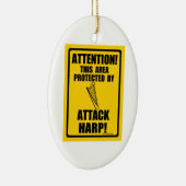 Attacken Harp Keramikornament (Rechts)