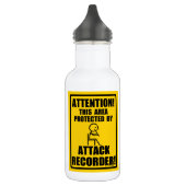 Attackenrekorder Edelstahlflasche (Links)