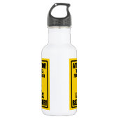 Attackenrekorder Edelstahlflasche (Vorderseite)