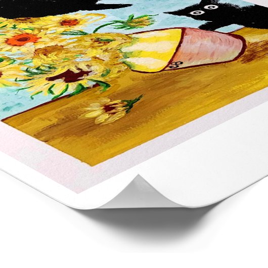 Attacking van Gogh Poster (Ecke)