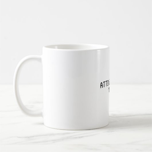 Attenborough ist mein Gott Kaffeetasse (Links)