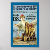Attendrons-Nous (Leinwand) Poster (Vorne)