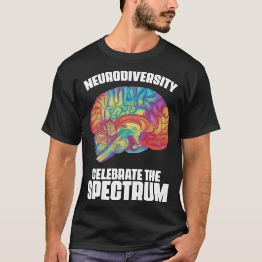 Attention Deficit Disorder Hyperactivity Neurodive T-Shirt (Vorderseite)