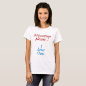 Attention please T-Shirt (Vorne ganz)