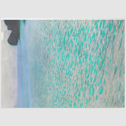 Attersee, Gustav Klimt Seidenpapier (Vorderseite)