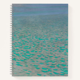 Attersee, Küstenlandschaftsmalerei, Gustav Klimt Notizblock