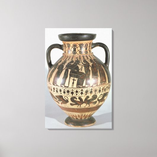 Attic Corinthian amphora Leinwanddruck (Vorderseite)