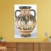 Attic Corinthian amphora Leinwanddruck (Insitu (Wohnzimmer))