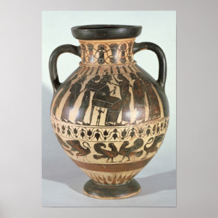 Attic Corinthian amphora Poster