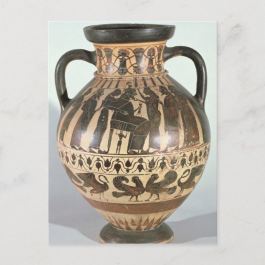 Attic Corinthian amphora Postkarte (Vorderseite)
