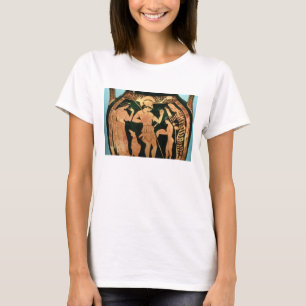 Attic Red Figur Vase zeigt einen Soldaten, der p T-Shirt