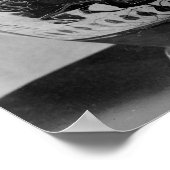 Attic schwarze Figur Hydra Poster (Ecke)