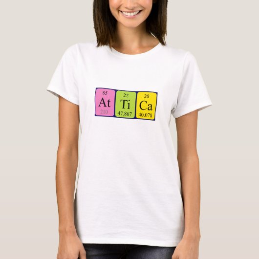 Attica Periodenname Shirt (Vorderseite)