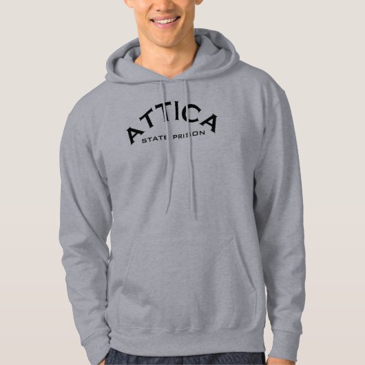 Attica-STAATS-GEFÄNGNIS viele Arten/Logo der Hoodie (Vorderseite)
