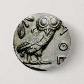 Attica Tetradrachm Owlthena Button (Vorderseite)