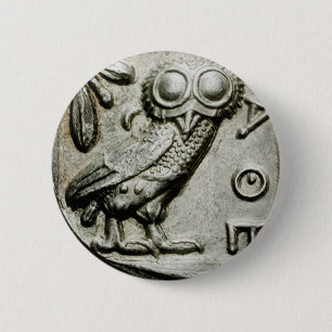 Attica Tetradrachm Owlthena Button