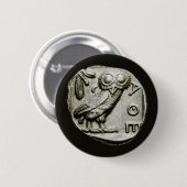 Attica Tetradrachm Owlthena Button (Vorne & Hinten)