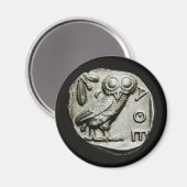 Attica Tetradrachm Owlthena Magnet (Vorderseite/Rückseite)