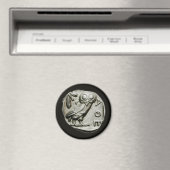 Attica Tetradrachm Owlthena Magnet (In Situ (Geschirrspüler))