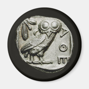 Attica Tetradrachm Owlthena Magnet
