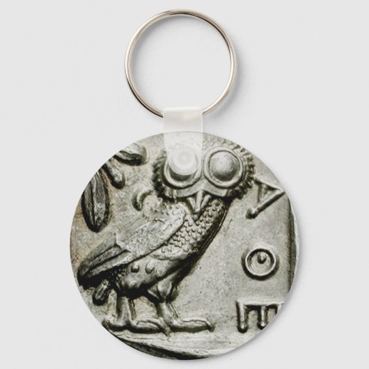 Attica Tetradrachm Owlthena Schlüsselanhänger (Vorderseite)