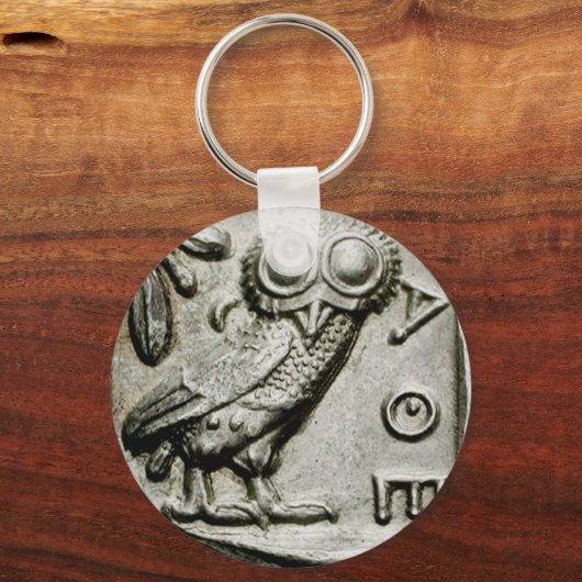Attica Tetradrachm Owlthena Schlüsselanhänger (Vorderseite)