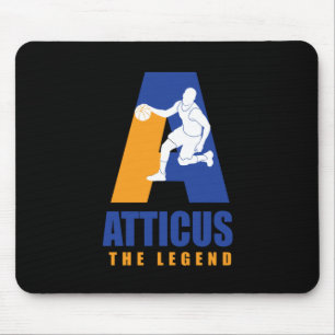 Atticus Custom Player Basketball Ihr Name The Leg Mousepad