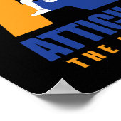 Atticus Custom Player Basketball Ihr Name The Leg Poster (Ecke)