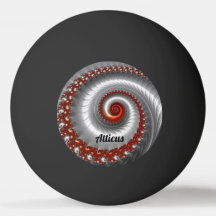 ATTICUS ~ Silver Muschel ~ Fraktal Design ~