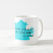 Atticus-Zitat-Kaffee-Tasse: Spät in der Liebe u. Kaffeetasse (VorderseiteRechts)