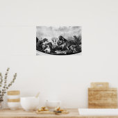 Attila der Hun und seine Horden Poster (Küche)