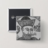 Attila der Hunne Button (Vorne & Hinten)