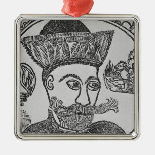 Attila der Hunne Silbernes Ornament