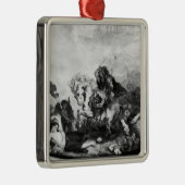 Attila der Hunne und seine Horden Silbernes Ornament (Rechts)