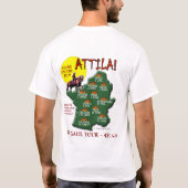 Attila "Hunnen im Sun" Ausflug (das Licht der T-Shirt (Rückseite)