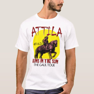 Attila "Hunnen im Sun" Ausflug (das Licht-Front T-Shirt