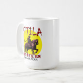 Attila "Hunnen im Sun bereisen" Tassen/Glas Kaffeetasse (Vorderseite Links)