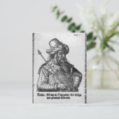 Attila the Hun Postkarte (Stehend Vorderseite)