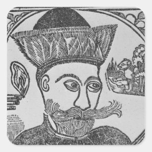 Attila the Hun Quadratischer Aufkleber