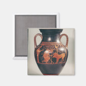 Attische Rot-Figur-Bauch-Amphora Magnet (Vorderseite/Rückseite)