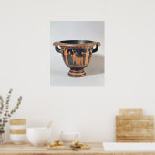 Attische Rotfigur-Glockenkrater, c.450-440 v. Chr. Poster (Küche)