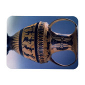 Attische schwarze Figur Amphora mit Tänzerin, c.53 Magnet (Horizontal)