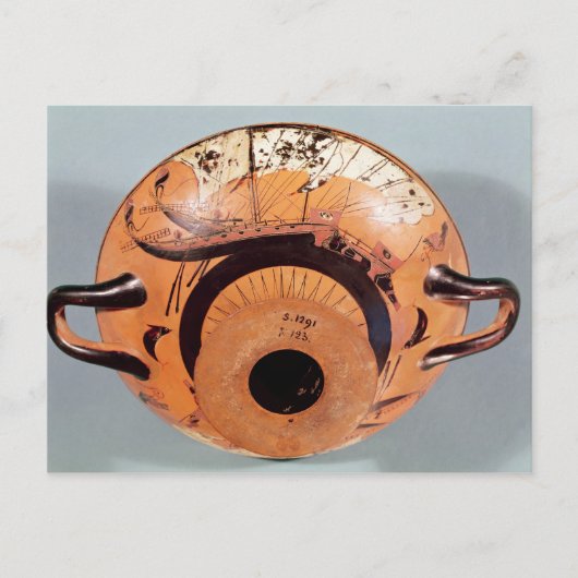 Attische schwarze Figur Postkarte (Vorderseite)