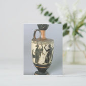 Attische Schwarzfigurlekythos Postkarte (Stehend Vorderseite)