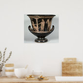 Attischer Kalyxkrater Poster (Küche)
